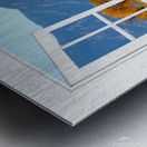 Boulder Flatirons Autumn Trees  Open Window View Impression metal