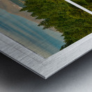 Rocky Mountain Whitewash Picture Window View Metal print