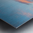 Sunset Storm Moon Longmont Boulder CO Panoram Metal print