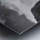 RMNP Gateway Rockies Black and White Metal print