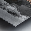 Chapel on the Rock BW Selective Metal print