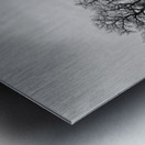 Twin Peaks Between The Trees BW Panorama Impression metal