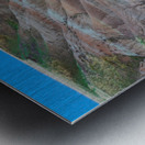 South Dakota Badlands Colorful Cracks and Textures in Springtime Metal print