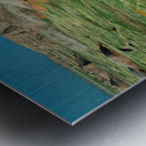 Colorful Layers - Geologic Splendor at Badlands Overlook Impression metal