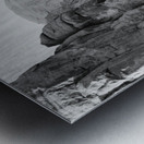 Silent Majesty George Washingtons Profile at Mount Rushmore Metal print