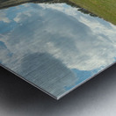 Longhorn Cow Posing at Devils Tower in Wyoming - First US Nation Impression metal