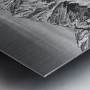 Colorado Rocky Mountain Autumn Beauty Black and White Metal print