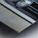 Pontiac Firebird Gold 1967 Metal print