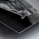 Jaguar Car Hood Ornament Reflection BW Impression metal