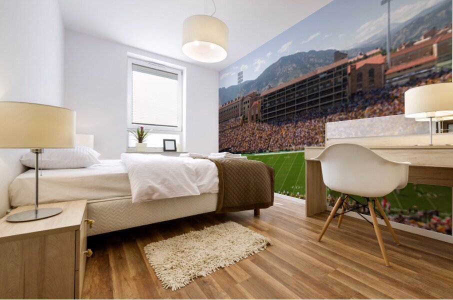 University of Colorado Boulder Folsom Field Long  Panorama Impression murale