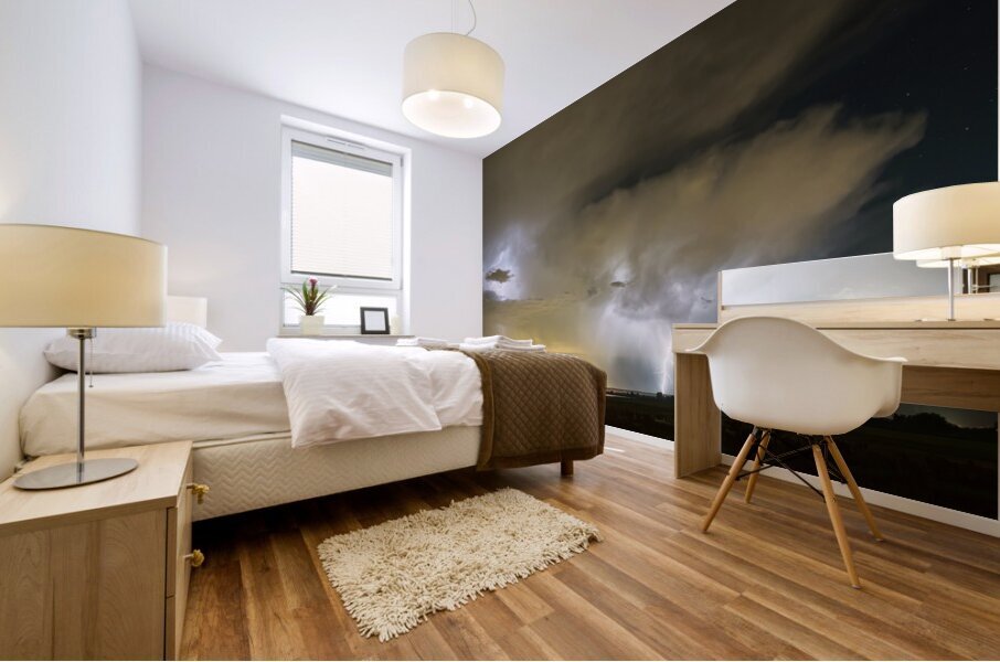 Longmont to the left Boulder to the Right Mural print