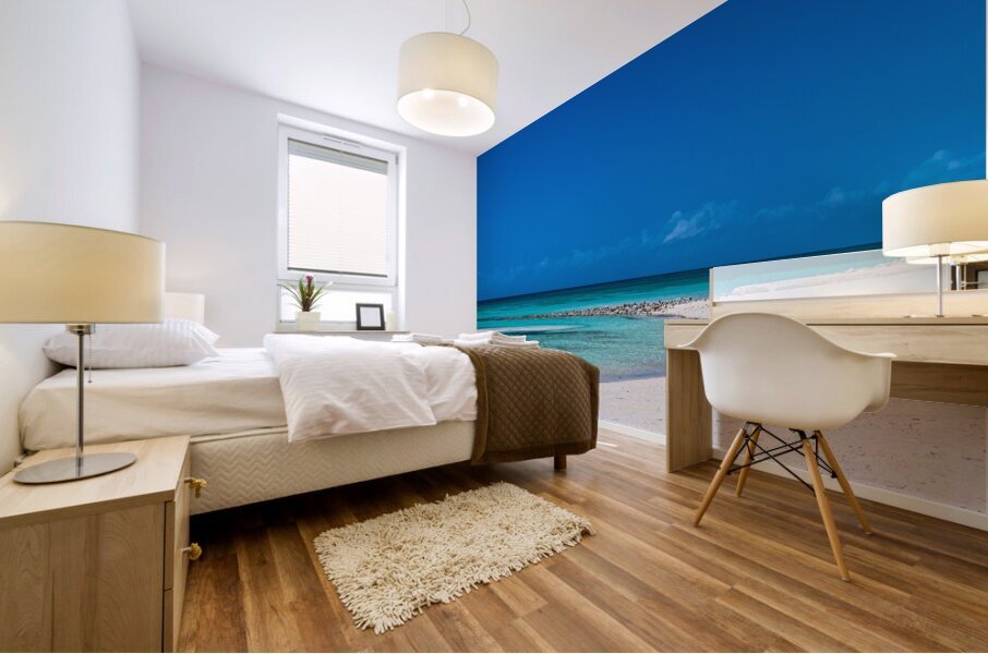 White Sand Blue Lagoon Mural print