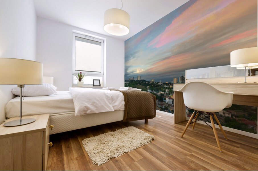 Lahug   Cebu City Sunset: A 41 Image Timed Stack Masterpiece Impression murale