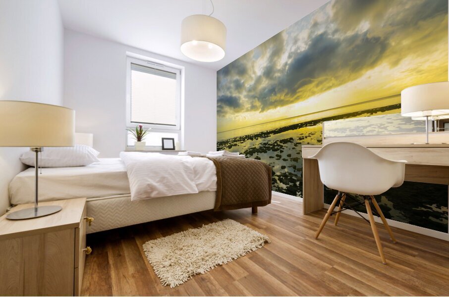 Where the Sky Meets the Tides Mural print