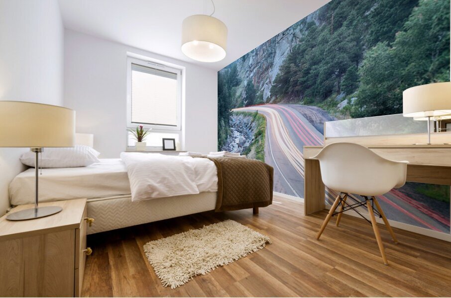 Boulder Canyon Drive and Colorado Commute Impression murale