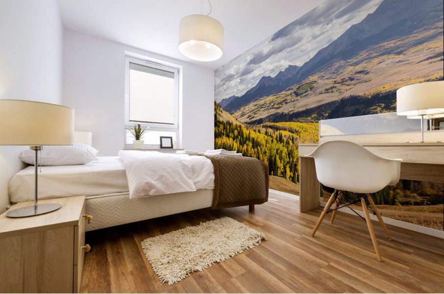 Autumn Season View Sneffles Ten Peak Mural print