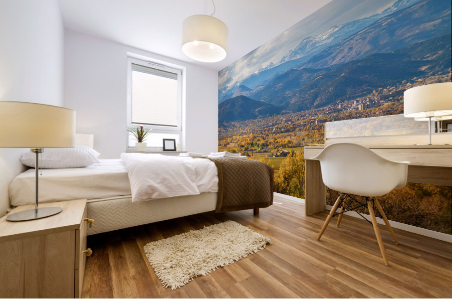 Boulder Colorado Autumn Scenic View Impression murale