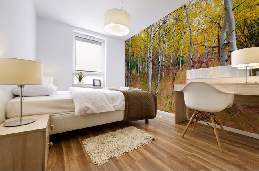 Happy Place In Woods Mural print