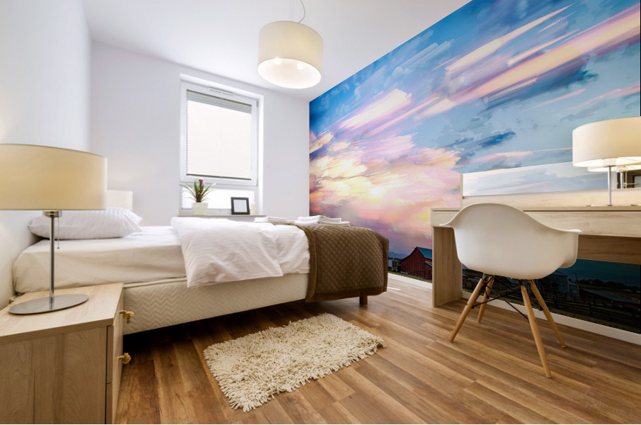 Nature Country Painting Mural print