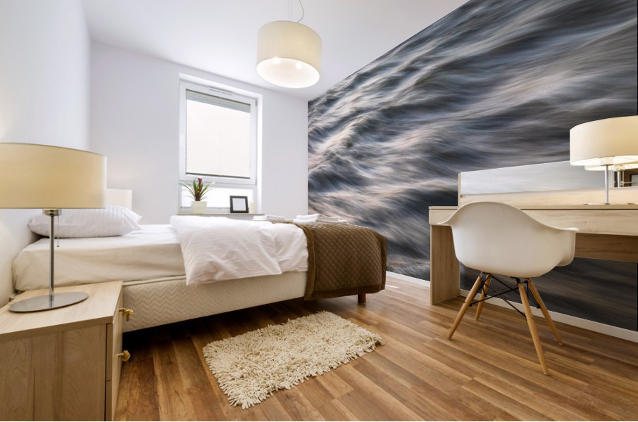 South Boulder Creek Sunset Blurred Lines Impression murale