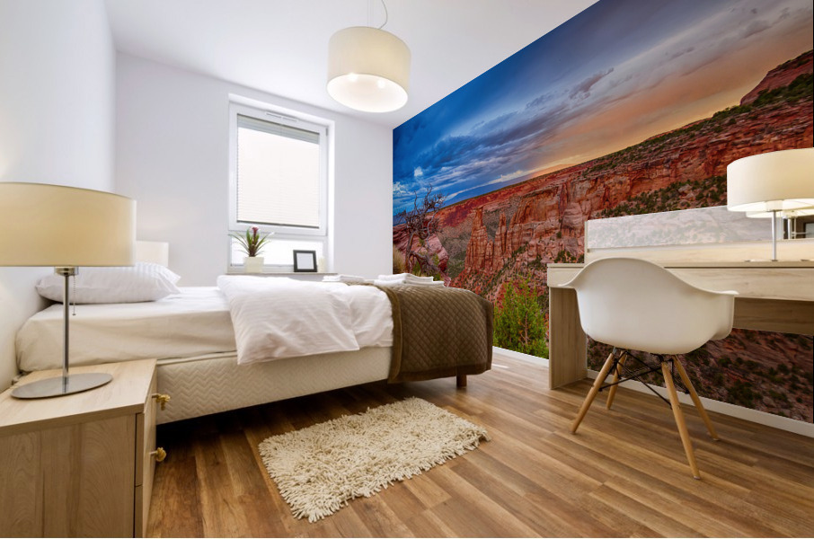 Colorado National Monument Evening Storms Mural print