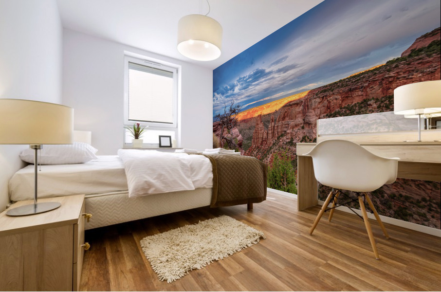 Colorado National Monument Burning Ridge  Mural print