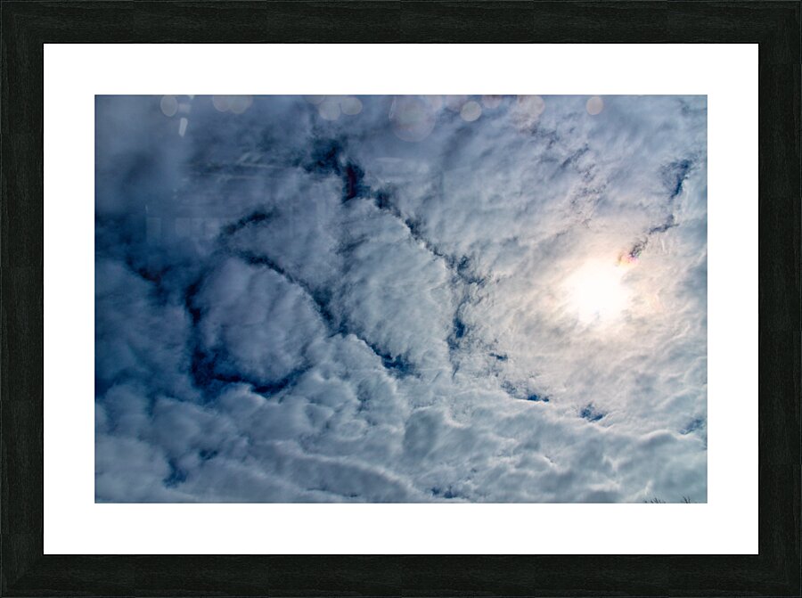 Sun Burning Through Picture Frame print