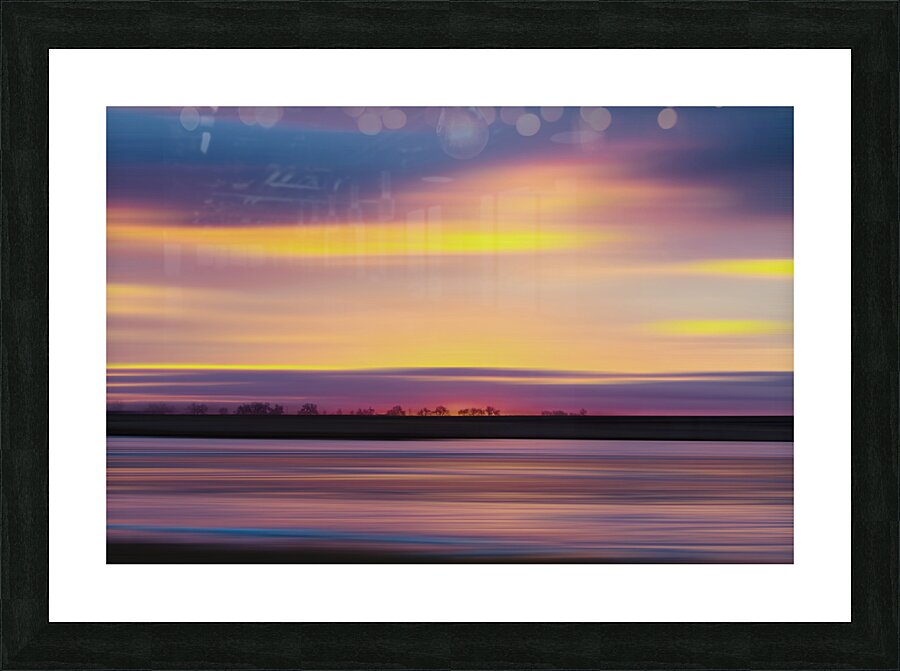 Beautiful Colorful Boulder County Winter Morning Picture Frame print