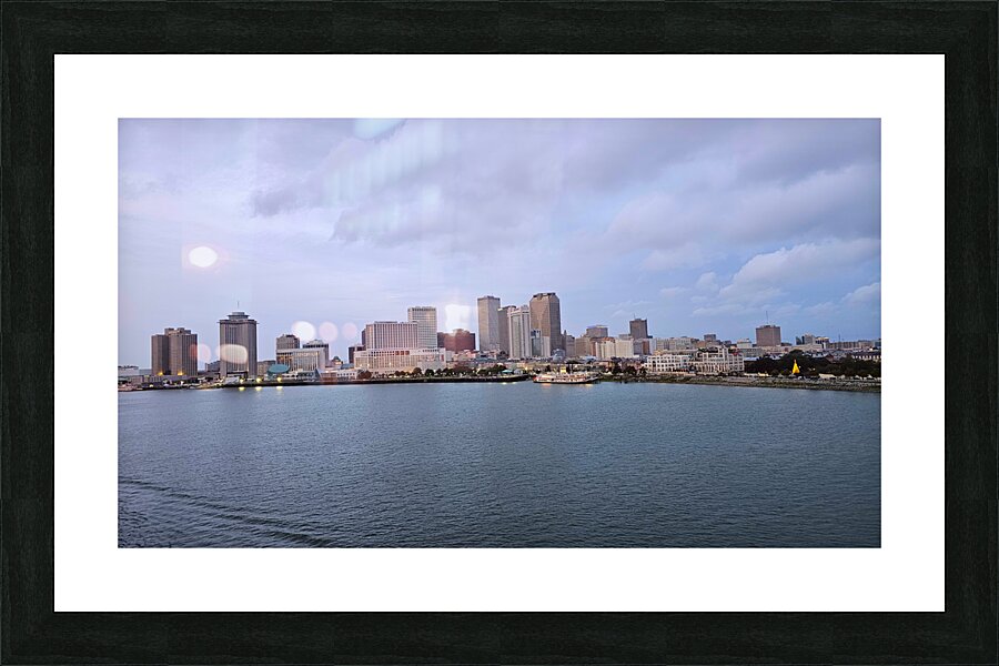 New Orleans Skyline Where the River is Calm and the Jazz Never Sleeps Impression et Cadre photo