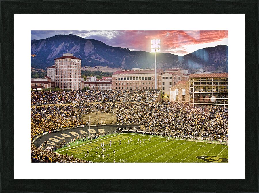 University of Colorado Boulder Go Buffs Picture Frame print