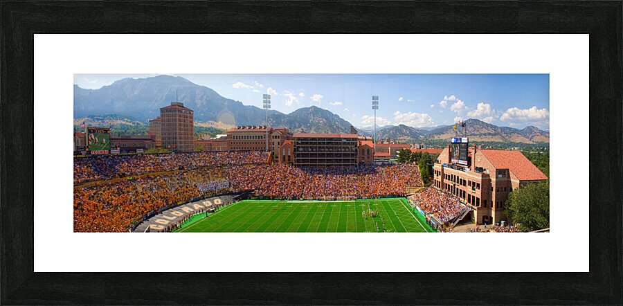 University of Colorado Boulder Folsom Field Game Panorama Impression et Cadre photo