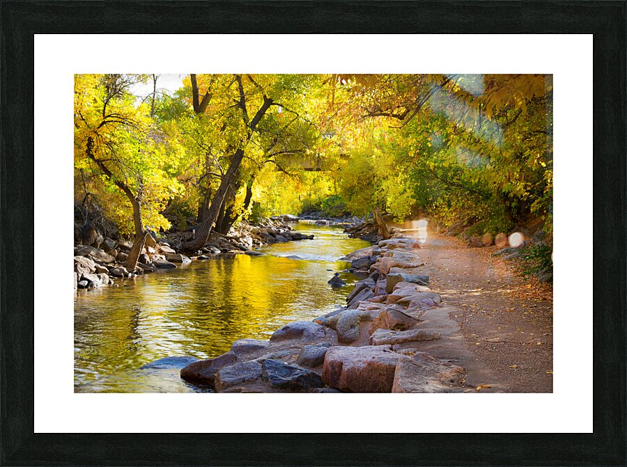 Boulder Colorado City Walk Picture Frame print