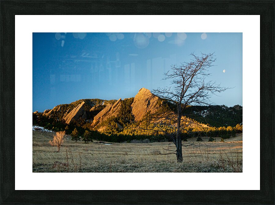 Boulder Colorado Flatirons Early Morning Light Picture Frame print