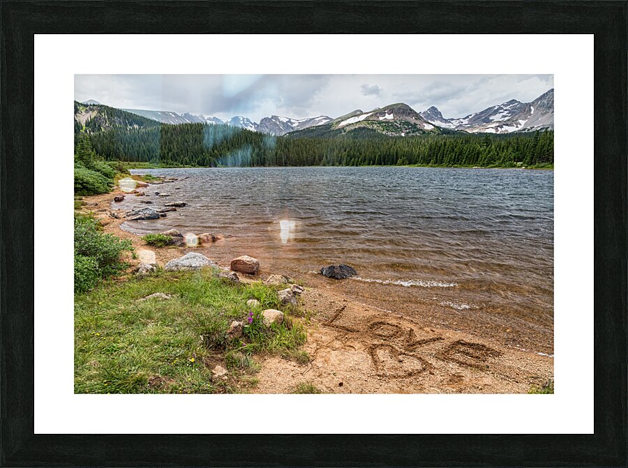 Love the Colorado Rocky Mountains Picture Frame print