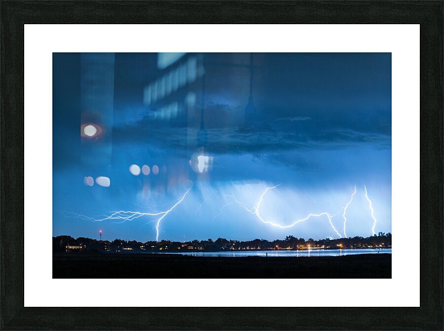 Doodles In The Sky Picture Frame print