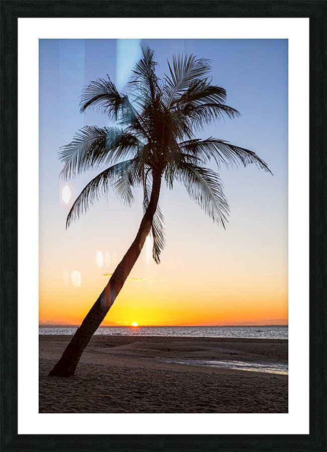 Coco Mo Tropical Sunrise Impression et Cadre photo