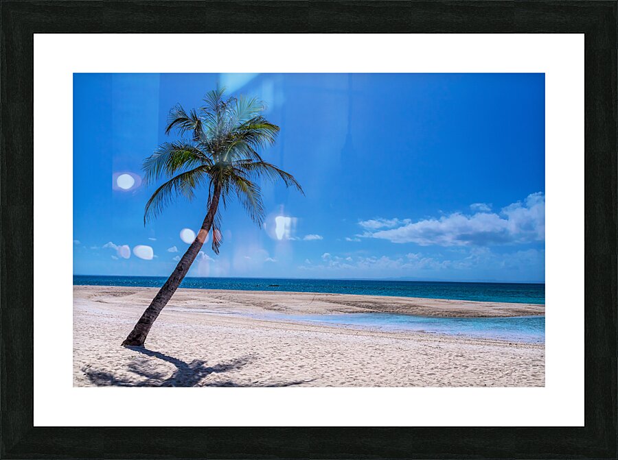 Tropical Blue Skies And White Sand Beaches Impression et Cadre photo