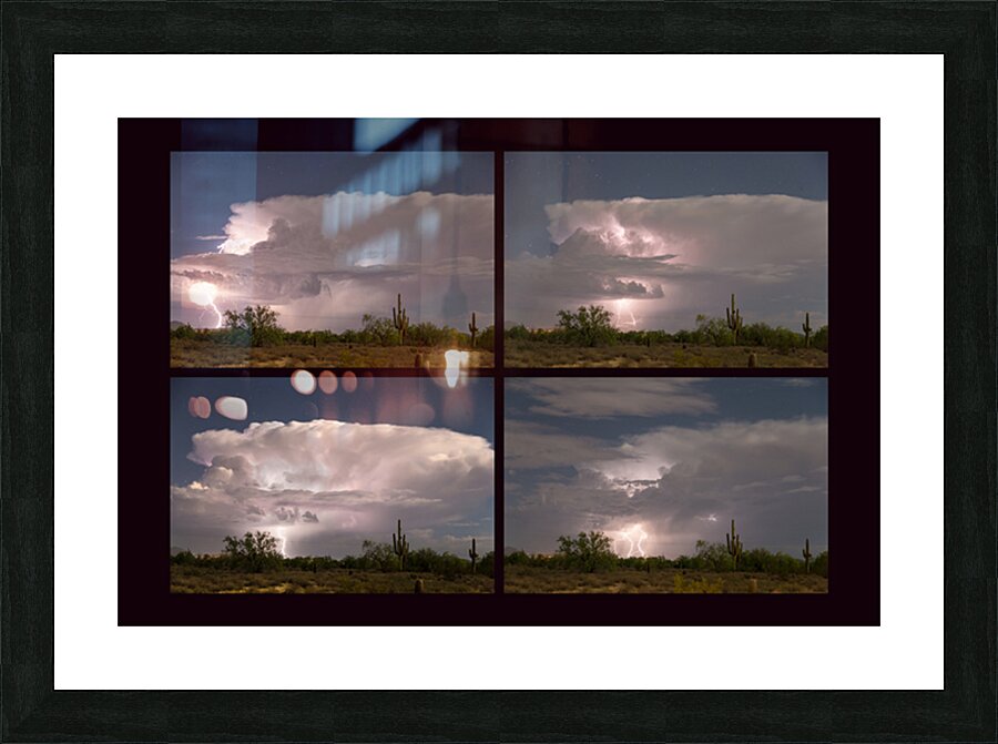 Storming Sonoran Desert Impression et Cadre photo