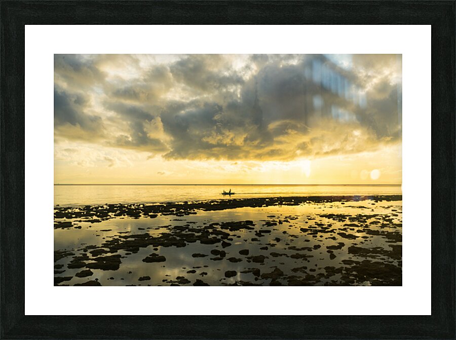 Golden Waters Carry the Morning Light Impression et Cadre photo