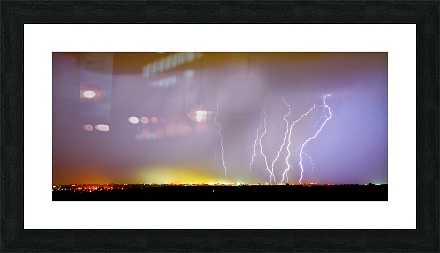 Into the Colorful Night Picture Frame print