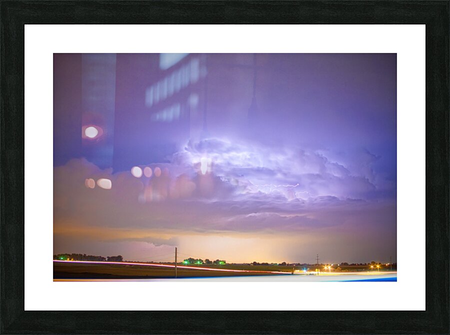25 to 34 Intra Cloud Lightning Thunderstorm Picture Frame print