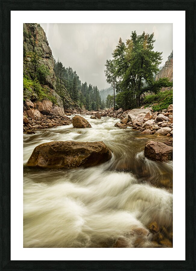 South St Vrain Canyon Portrait Boulder County Colorado Picture Frame print