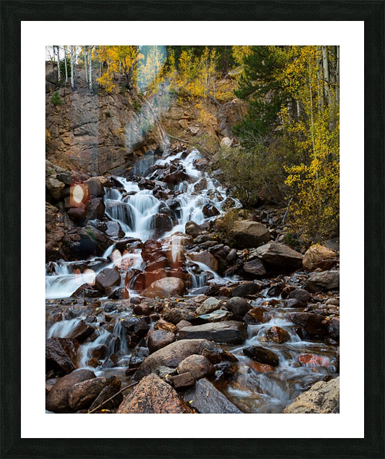 Pioneer Union Waterfall  Picture Frame print