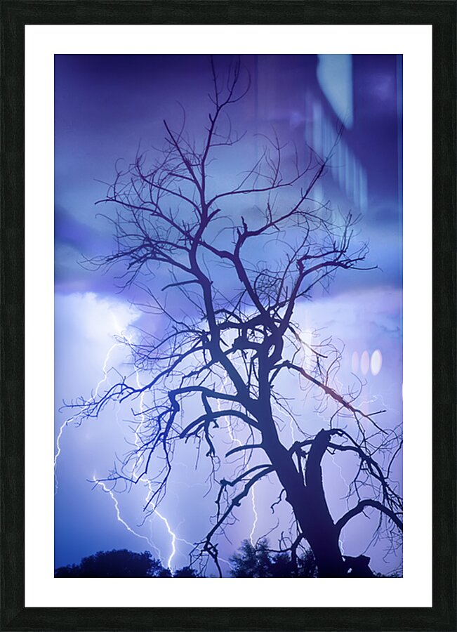 Purple Rain Over Boulder County Colorado Impression et Cadre photo