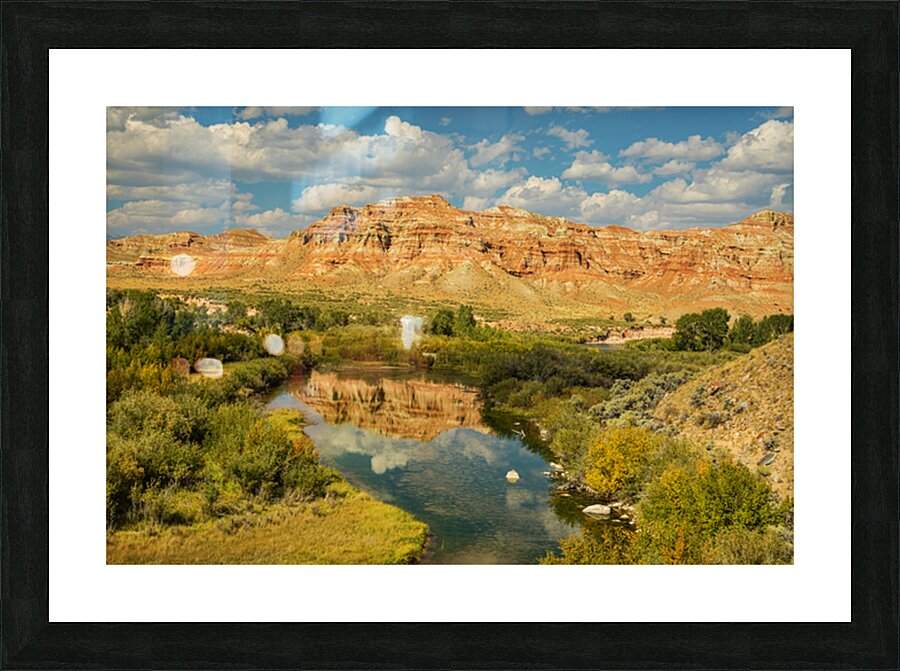 Red Rock Majesty Wind River Reflection Picture Frame print