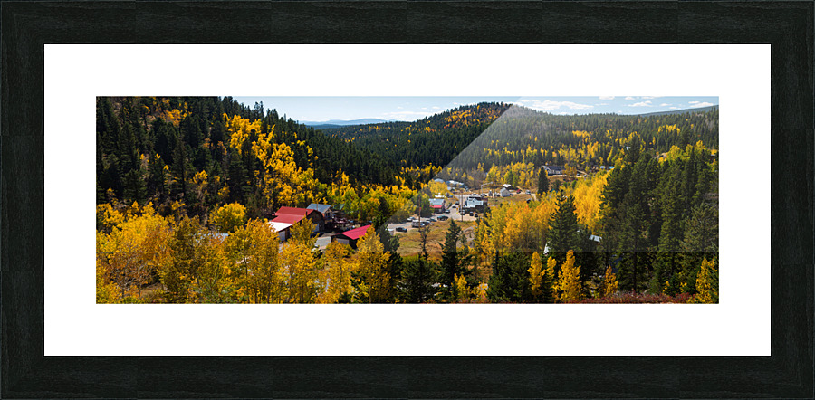 Ward Colorado Panoramic Autumn View Impression et Cadre photo