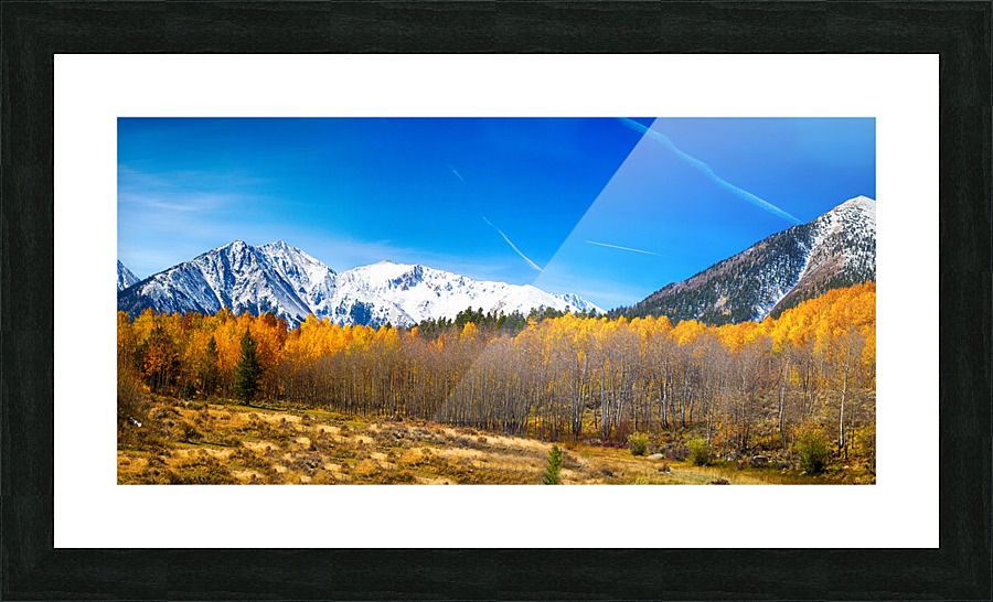 Colorado Rocky Mountain Independence Pass Fall Pano Picture Frame print