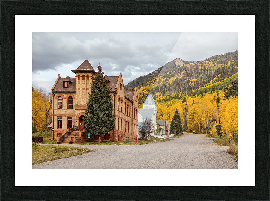 Beautiful Small Town Rico Colorado Impression et Cadre photo