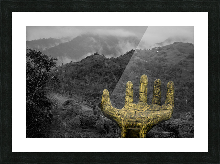 Golden Hand Sirao Picture Frame print