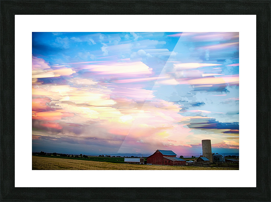 Nature Country Painting Picture Frame print